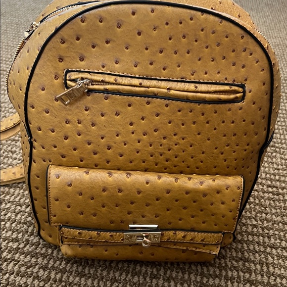 Stylish Tan Backpack - Picture 2 of 4